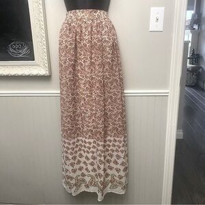 Walter Baker Maxi Boho Prairie Skirt